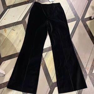 NWT 7 For All Mankind black velvet pants Size 26